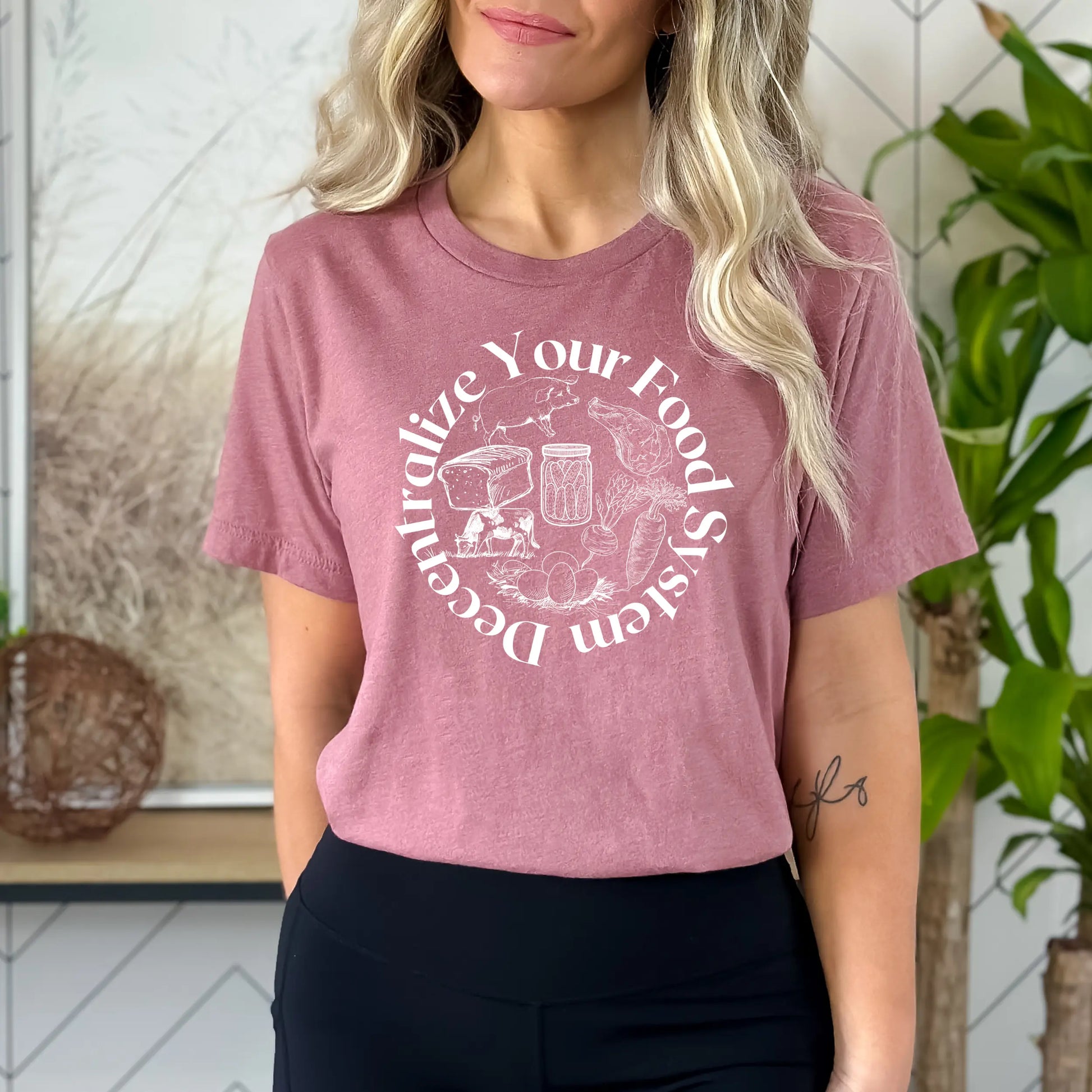 Farming Shirt | Homesteading Shirt | Gardening Shirt | Self Reliant Shirt | Self Sustainable Shirt | Decentralize Your Food Supply Shirt In Harmony Farms