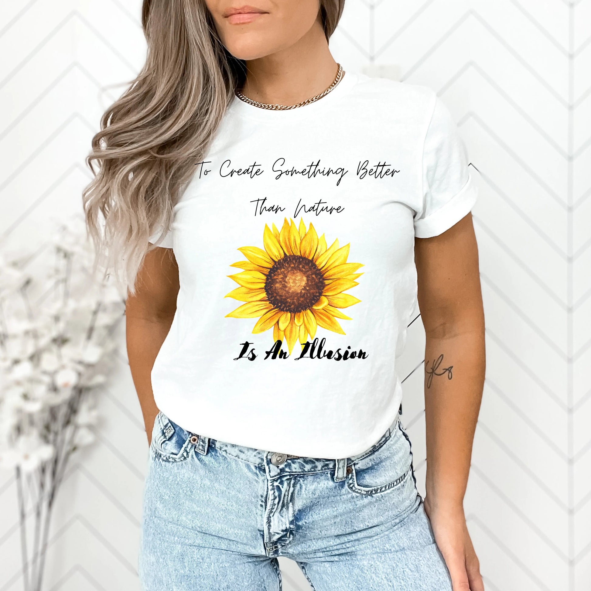 Sunflower Shirt | Nature Lover Shirt | Flower Shirt | Floral Tee | Women's Shirt | Garden Shirt | Sunflower Tee In Harmony Farms