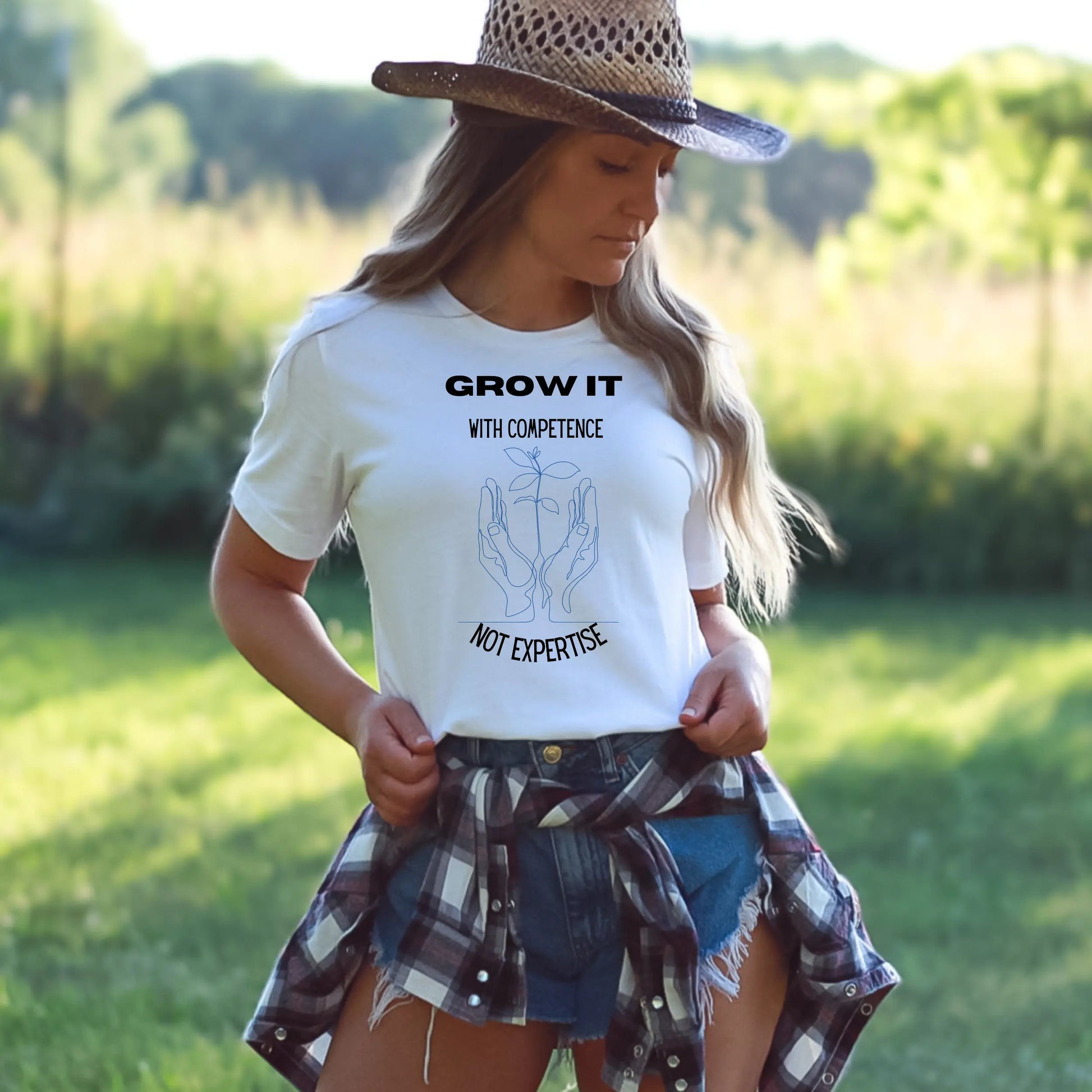 Homesteading Shirt | Gardening Shirt | Farming Shirt | Permaculture Shirt | Grow Food Shirt In Harmony Farms