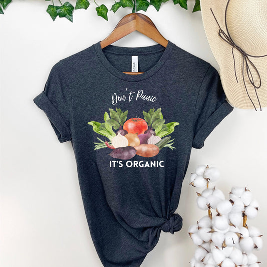 Don't Panic It's Organic | Funny Gardening Shirt | Homesteading Shirt | Funny Healthy Shirt | Funny Farming Shirt In Harmony Farms