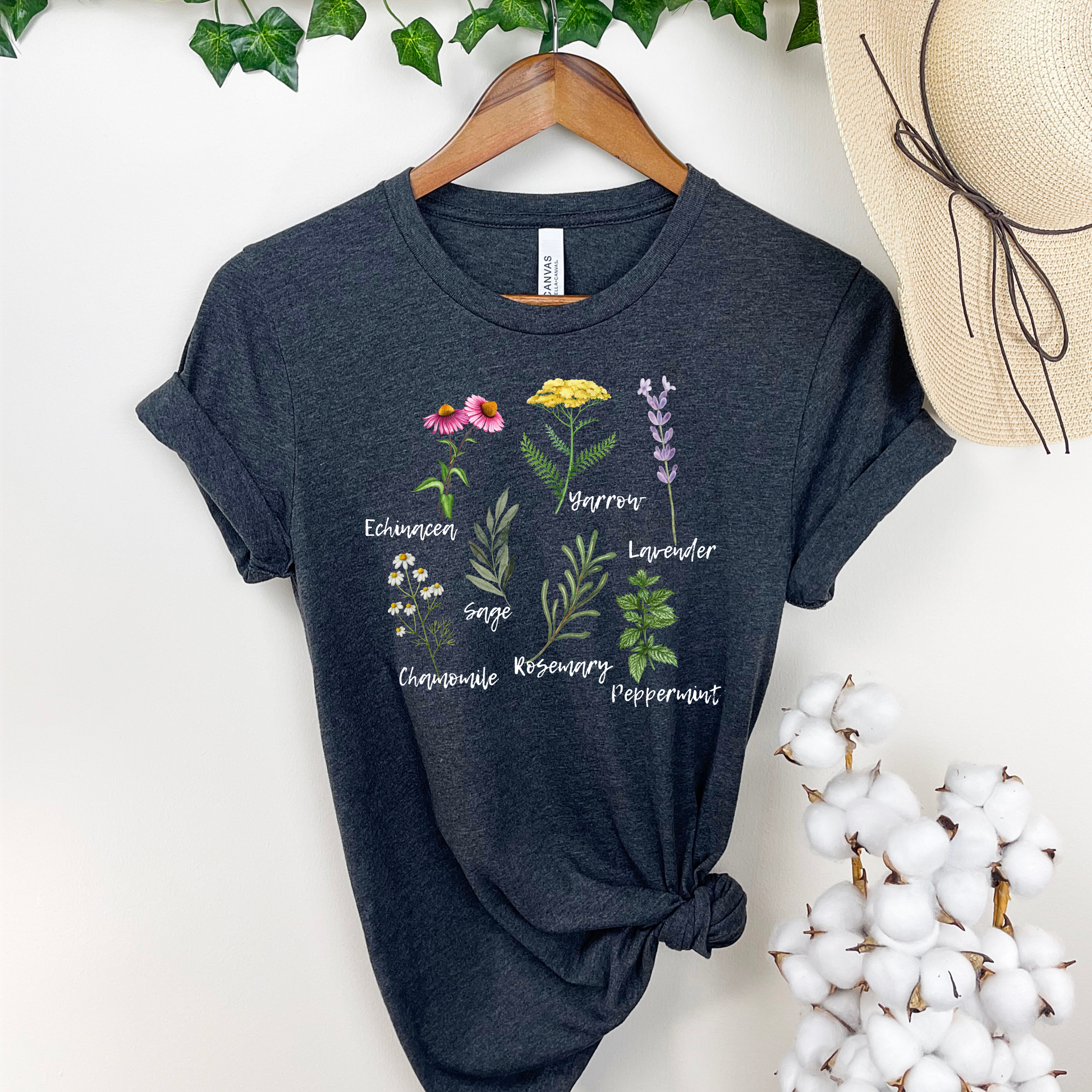 Garden Herb T-shirt | Gardening Shirt | Homesteading Shirt In Harmony Farms