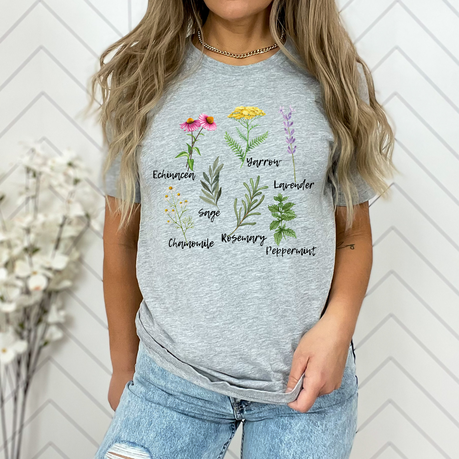 Garden Herb T-shirt | Gardening Shirt | Homesteading Shirt In Harmony Farms