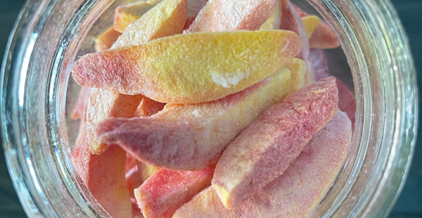 How to Freeze Dry Fresh Peaches - In Harmony Farms